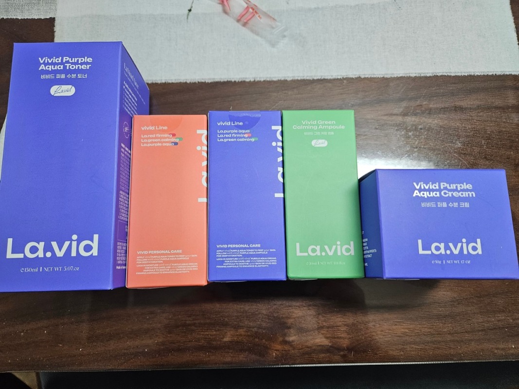 [[사전 예약] 비비드 라인 5종 세트] 상품 리뷰