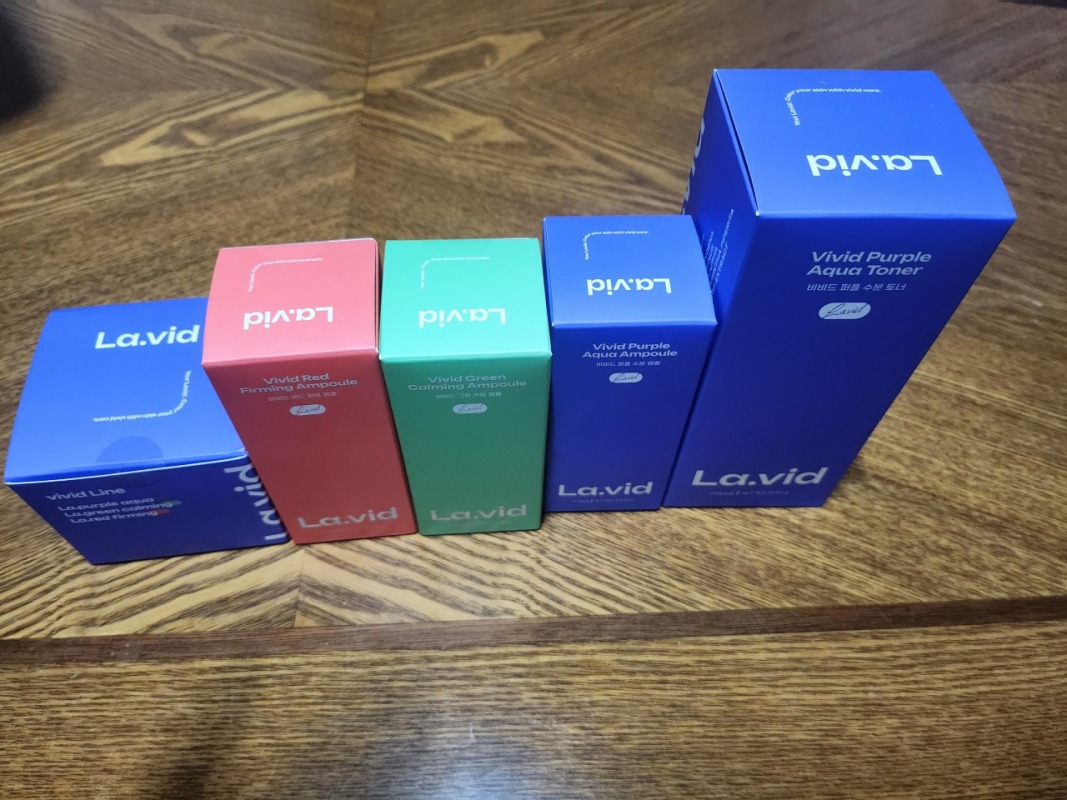 [[사전 예약] 비비드 라인 5종 세트] 상품 리뷰