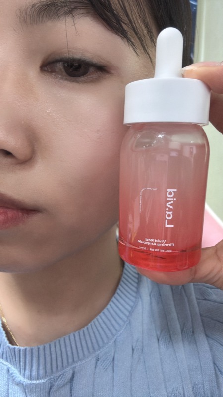 La.vid 비비드 레드 퍼밍 앰플, 거울 볼 때마다 행복해요!